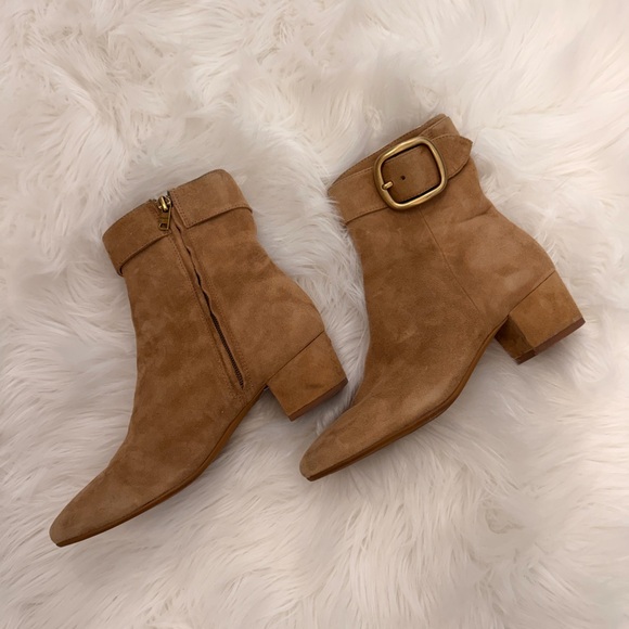 Shoes - Coach suede boots 6.5